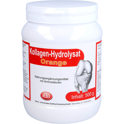 BERCO Kollagen-Hydrolysat Orange Pulver, 500 g Pulver