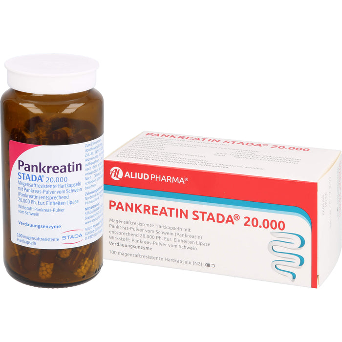 Pankreatin STADA 20.000 Hartkapseln, 100 pcs. Capsules