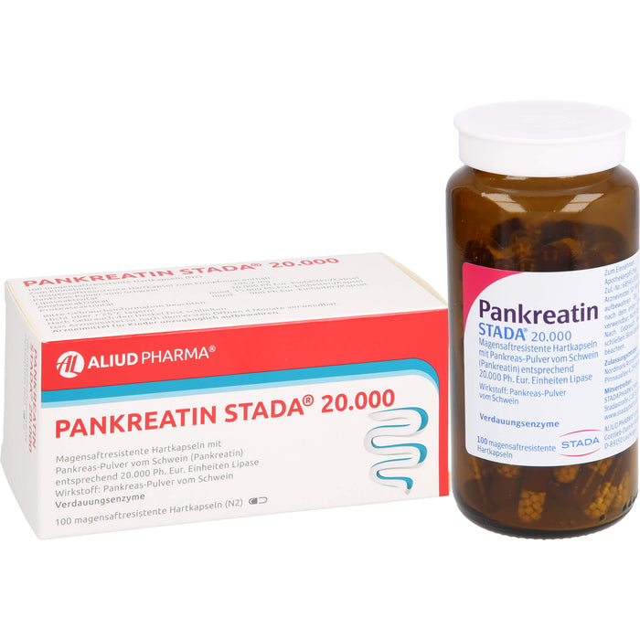 Pankreatin STADA 20.000 Hartkapseln, 100 pcs. Capsules