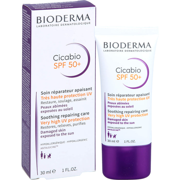 BIODERMA Cicabio SPF 50+ Creme, 30 ml Creme