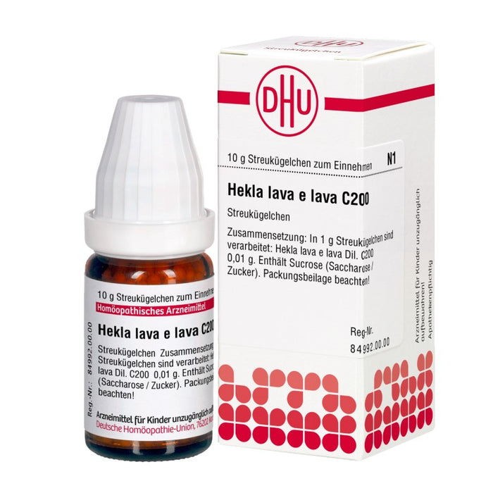 Hekla lava e lava C200 DHU Globuli, 10 g Globuli