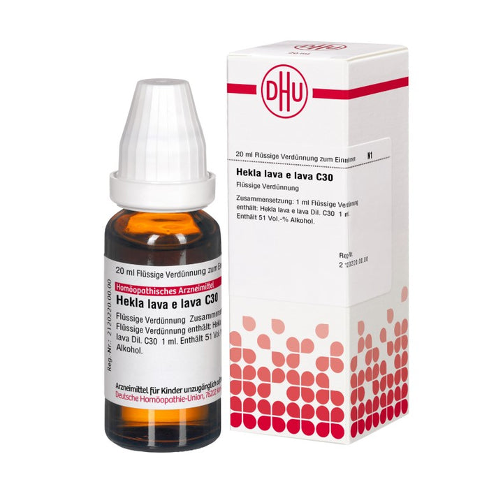 Hekla lava e lava C30 DHU Dilution, 20 ml Solution