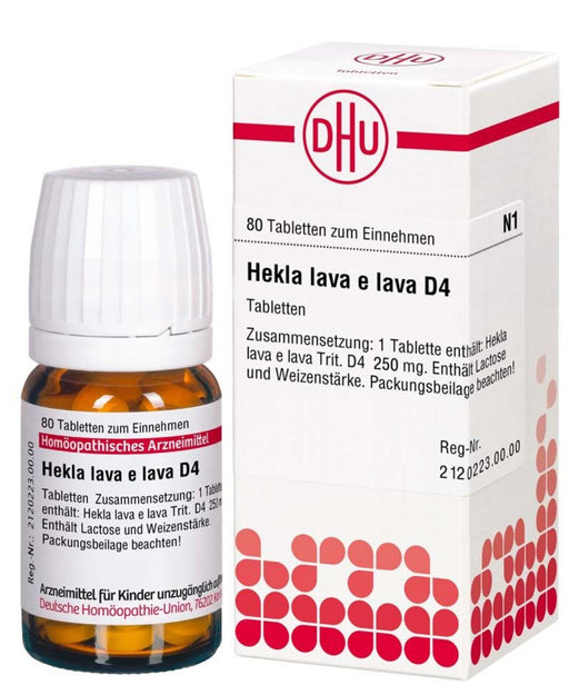 DHU Hekla lava e lava D 4 Tabletten, 80 St. Tabletten