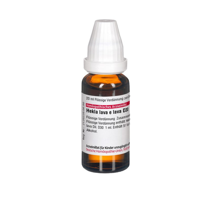 Hekla lava e lava D30 DHU Dilution, 20 ml Solution