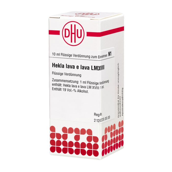 Hekla lava e lava LM XVIII DHU Dilution, 10 ml Solution