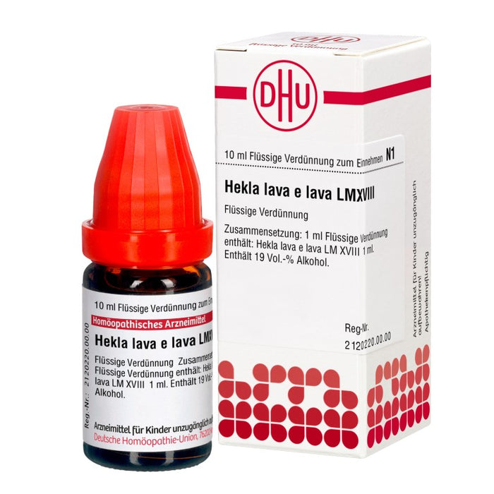 Hekla lava e lava LM XVIII DHU Dilution, 10 ml Solution