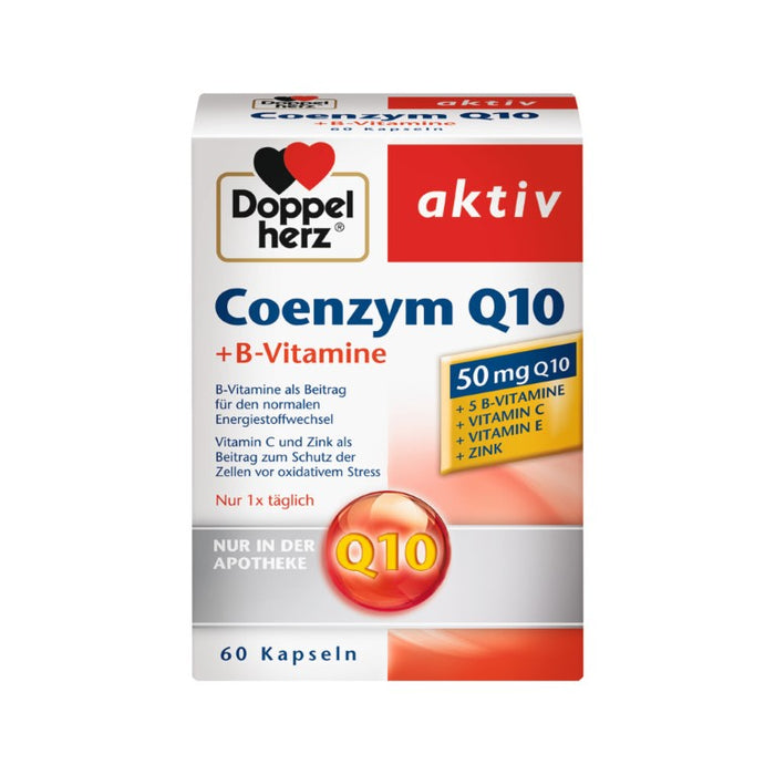 Doppelherz aktiv Coenzym Q10 + B-Vitamine Kapseln, 60 St. Kapseln