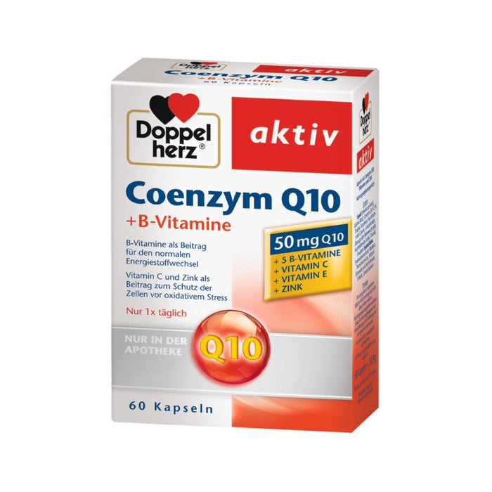 Doppelherz aktiv Coenzym Q10 + B-Vitamine Kapseln, 60 St. Kapseln
