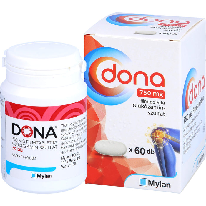 Dona 750 mg axicorp Filmtabletten bei leichter bis mittelschwerer Arthrose des Kniegelenks, 60 pc Tablettes