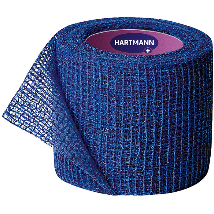 Peha-haft Color Fixierbinde latexfrei 4cmx4m blau, 1 pc Paquet