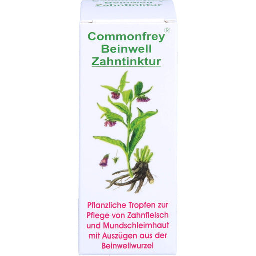 Commonfrey Beinwell Zahntinktur zur Pflege von Zahnfleisch und Mundschleimhaut, 30 ml Lösung