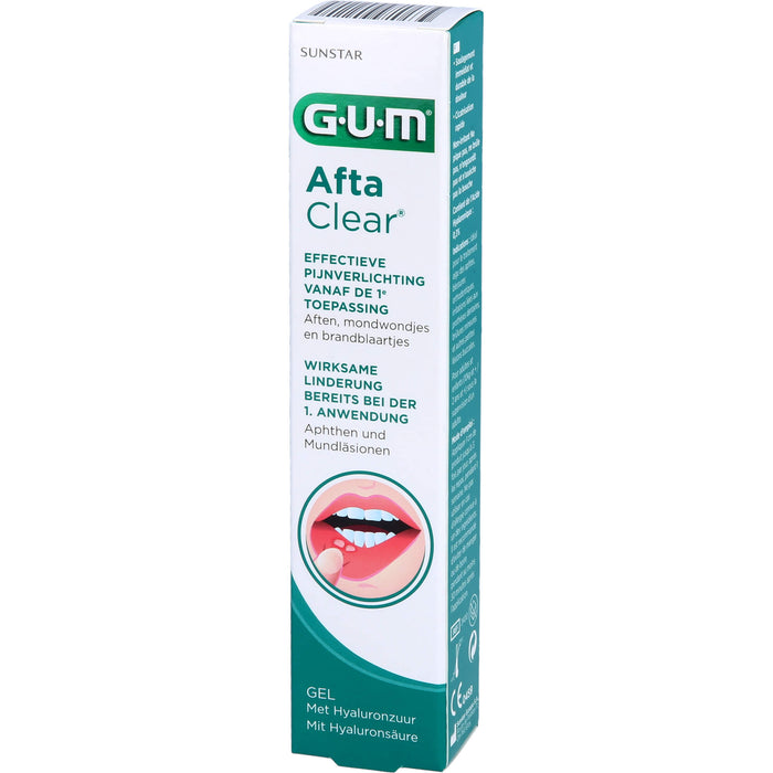 GUM Afta Clear Gel bei Aphten und Mundläsionen, 10 ml Gel