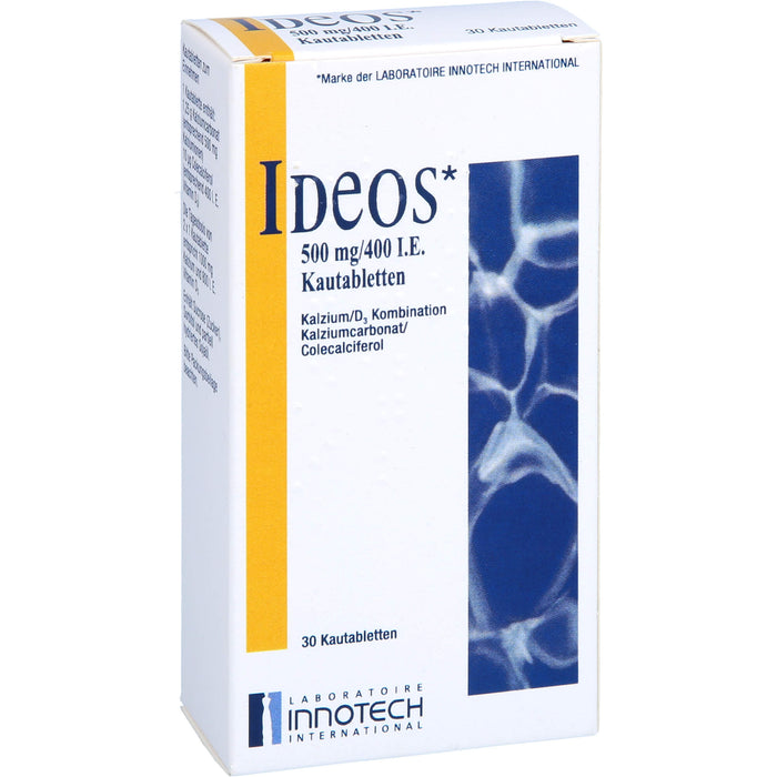 Ideos 500 mg / 400 I.E. Emra Kautabletten, 30 pc Tablettes