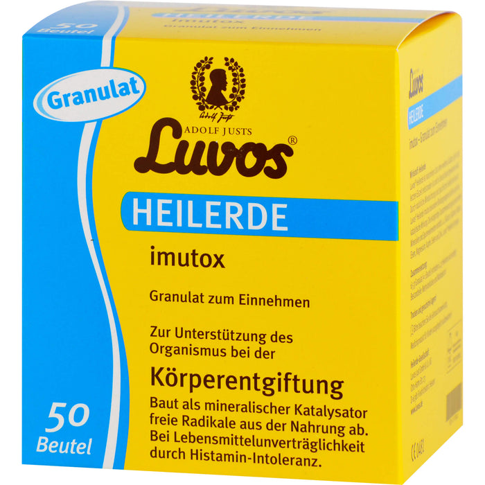Luvos Heilerde imutox Kapseln bindet Schadstoffe, 50 pcs. Sachets