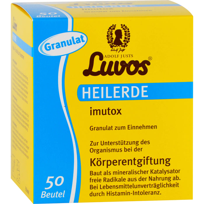Luvos Heilerde imutox Kapseln bindet Schadstoffe, 50 pcs. Sachets