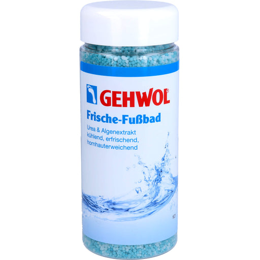 GEHWOL Frische-Fußbad Granulat kühlend und erfrischend, hornhauterweichend, 330 g Badezusatz