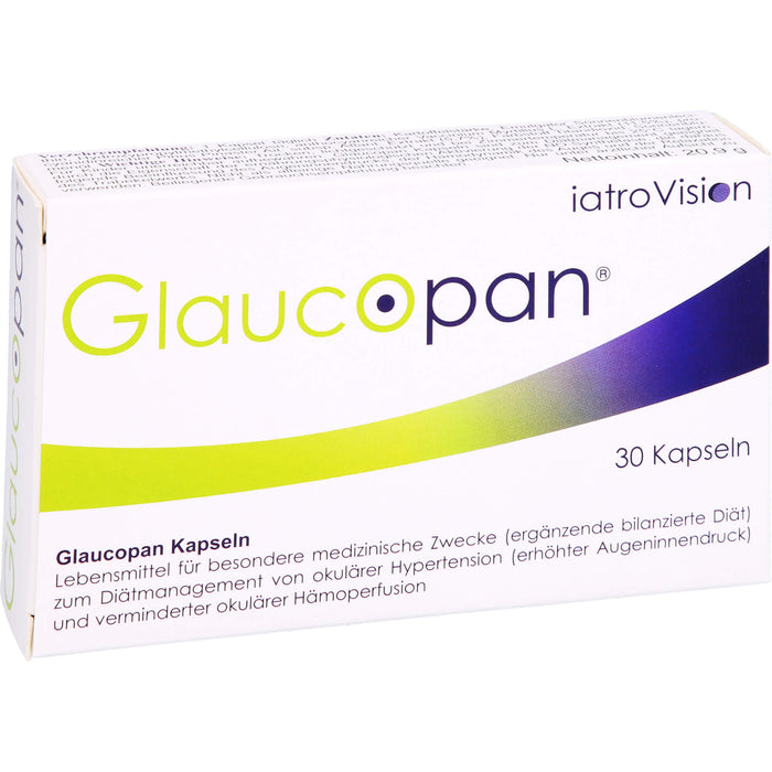 Glaucopan Kapseln zur diätetischen Behandlung von grünem Star, 30 pc Capsules