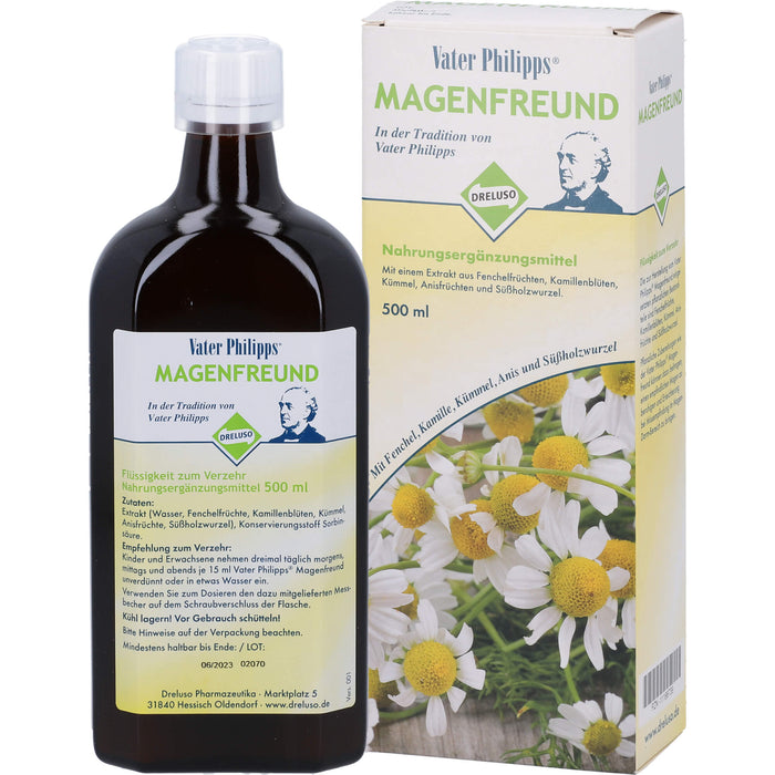 Vater Philipps Magenfreund Lösung zur Beruhigung des Magens, 500 ml Solution