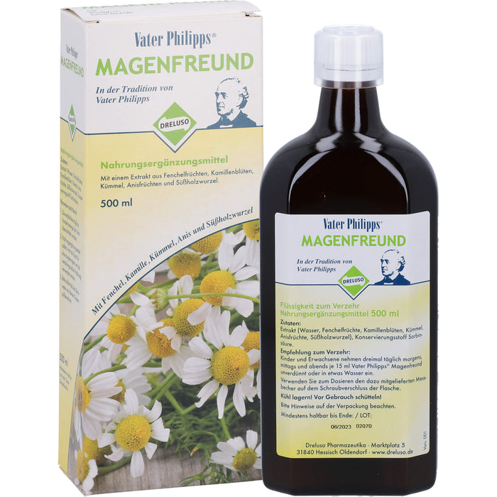Vater Philipps Magenfreund Lösung zur Beruhigung des Magens, 500 ml Solution