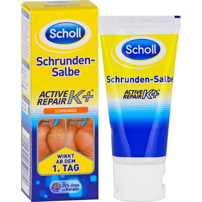 Scholl Schrunden Salbe Active Repair K+, 60 ml Ointment