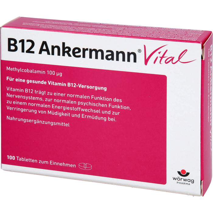 B12 Ankermann  Vital, 100 pcs. Tablets
