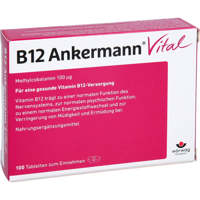 B12 Ankermann  Vital, 100 pcs. Tablets