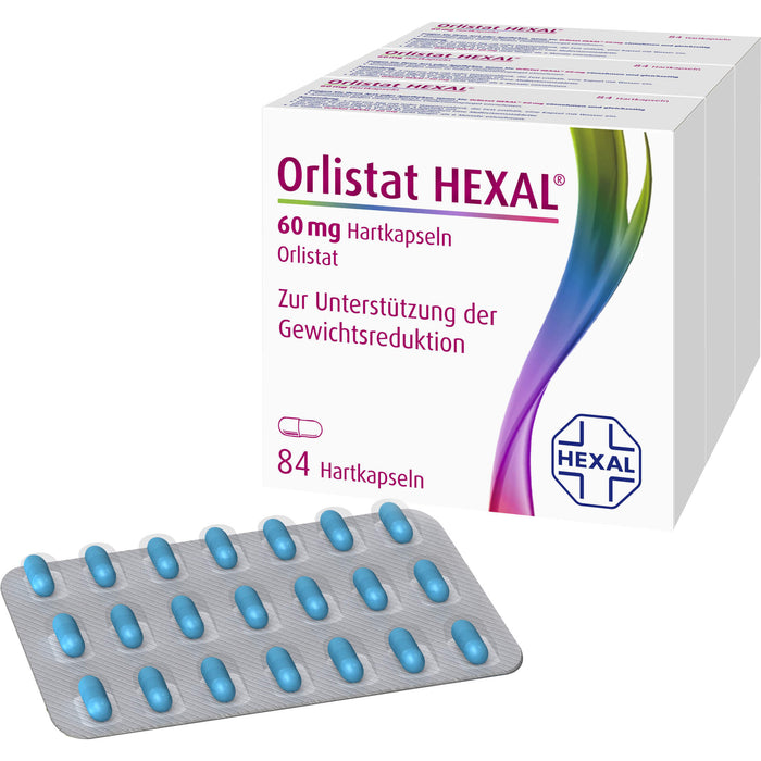 Orlistat HEXAL 60 mg Hartkapseln, 252 pcs. Capsules