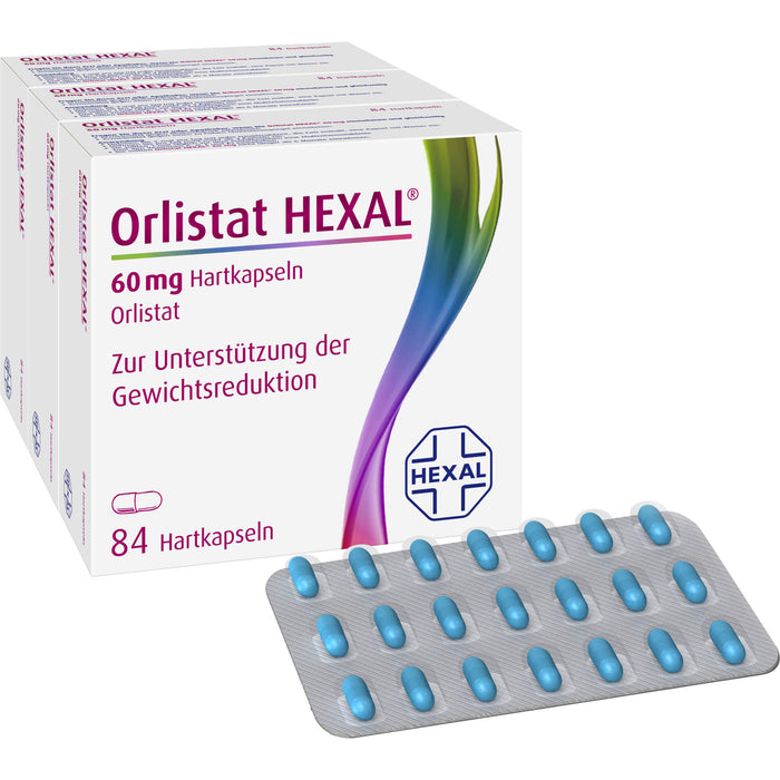 Orlistat HEXAL 60 mg Hartkapseln, 252 pcs. Capsules