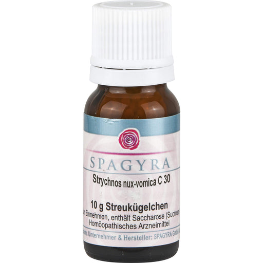 Strychnos nux-vomica C30 Spagyra Globuli, 10 g GLO
