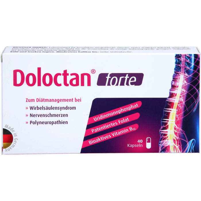 Doloctan forte Kapseln bei Wirbelsäulensyndrom, Nervenschmerzen und Polyneuropathien, 40.0 St. Kapseln