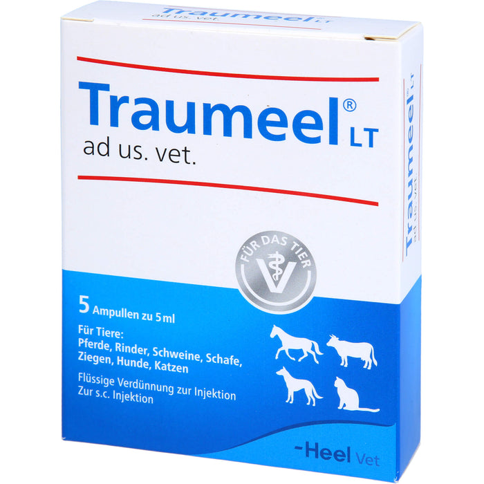 Traumeel LT ad us. vet., 5 St. Ampullen, 5.0 ml Lösung