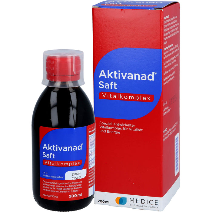 Aktivanad Saft, 200 ml SAF
