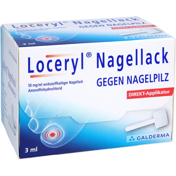 Loceryl Nagellack mit Direkt-Applikator gegen Nagelpilz, 3 ml Solution