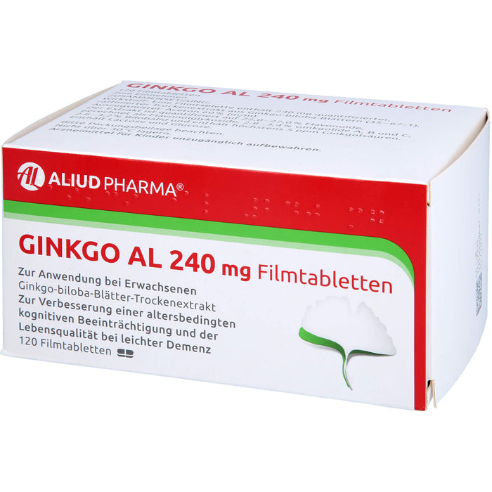 Ginkgo AL 240 mg Filmtabletten, 120 St FTA