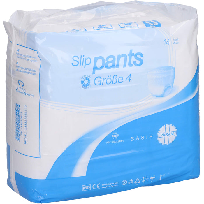 PARAM SLIP PANTS BASIS GR 4, 14 pc Pantalons à couches
