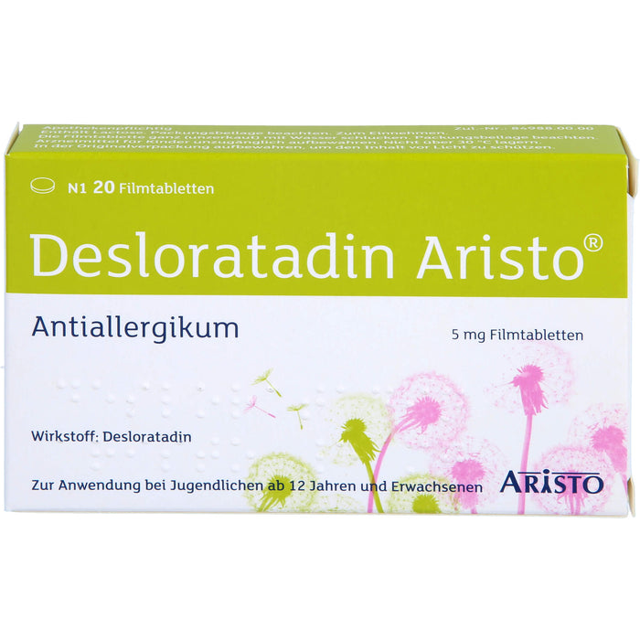 Desloratadin Aristo 5 mg Filmtabletten, 20 St FTA