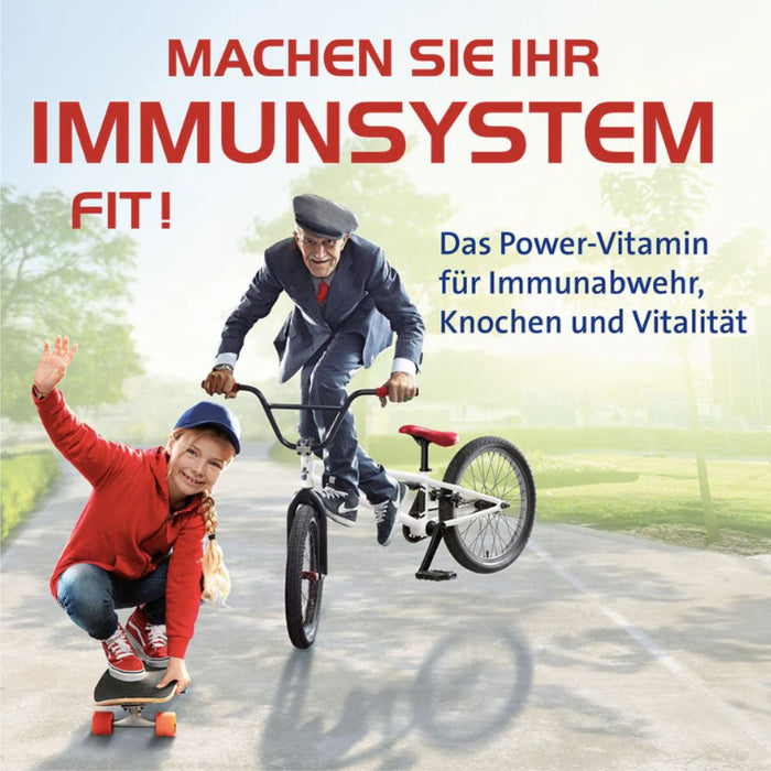 Vitamin D3 Hevert 2000 IE – das Power-Vitamin für Immunabwehr, Knochen und Vitalität, 120 pc Tablettes