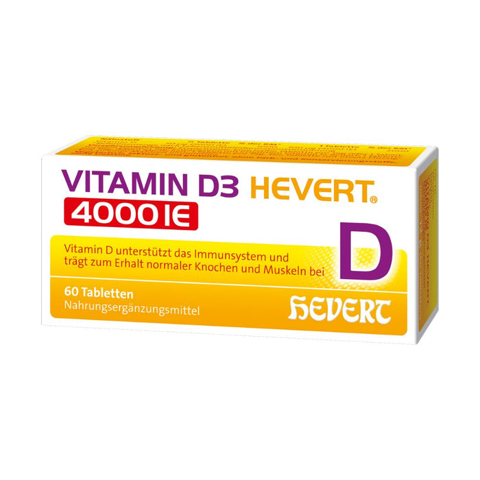 Vitamin D3 Hevert 4000 IE Tabletten, 60 St. Tabletten