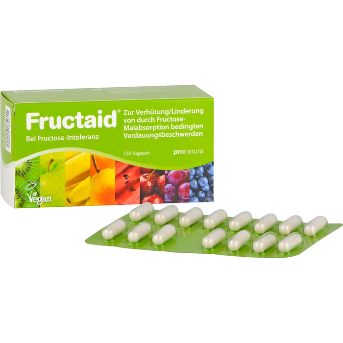 Fructaid Kapseln bei Fructose-Intoleranz, 120 pc Capsules