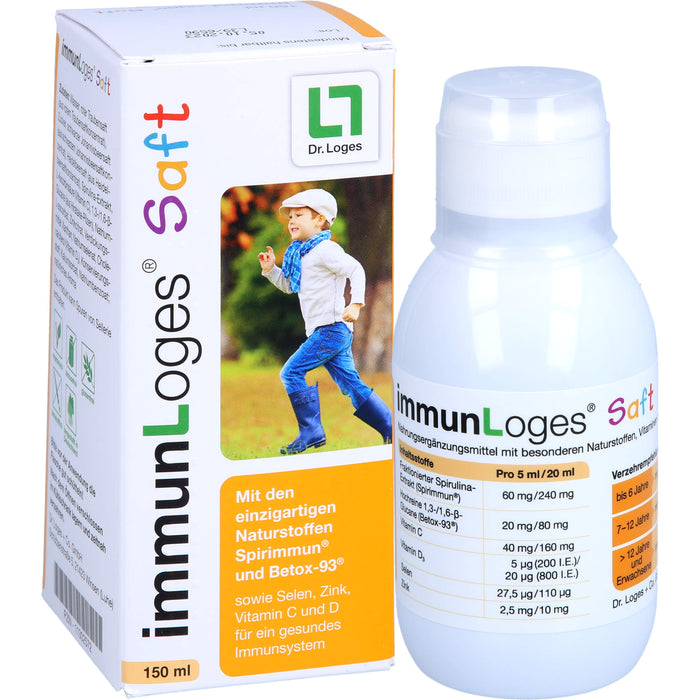immunLoges Saft für ein gesundes Immunsystem, 150 ml 