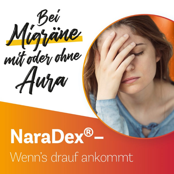 NaraDex 2,5 mg gegen Migräne, 2 pc Tablettes