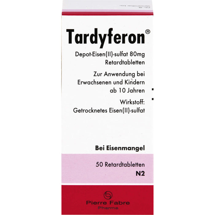 Tardyferon Depot-Eisen(II)-sulfat 80 mg Emra Retardtabletten, 50 pcs. Tablets