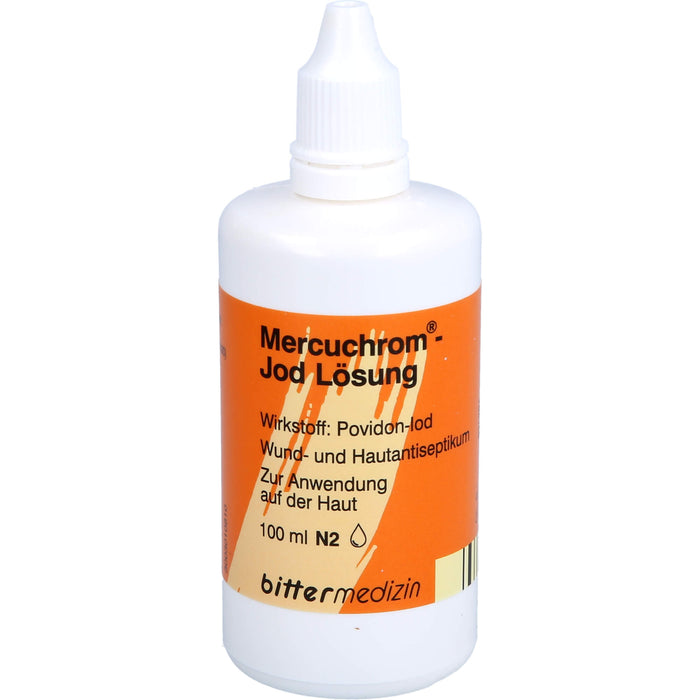 Mercuchrom -Jod Lösung, 100 mg/ml, 100 ml Lösung