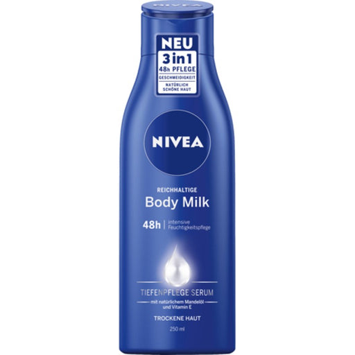NIVEA Body reichhaltige Milch, 250 ml Lotion