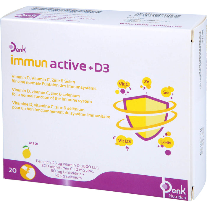 Immun Active+d3 Denk, 20 St PUL