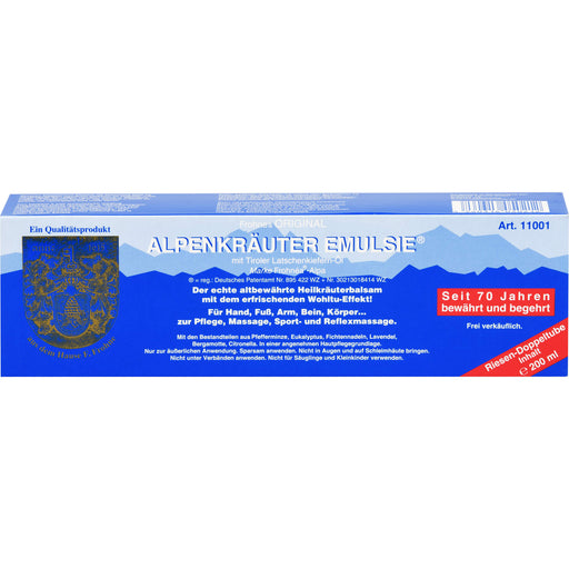 Alpenkräuter Emulsie, 200 ml 