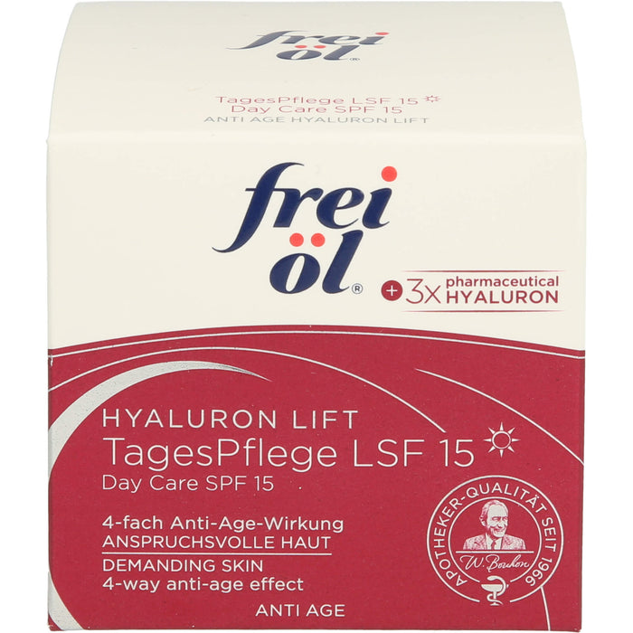 Frei öl Anti Age Hyaluron Lift Tagespflege LSF 15, 50 ml Creme