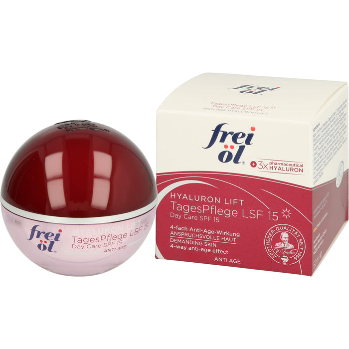 Frei öl Anti Age Hyaluron Lift Tagespflege LSF 15, 50 ml Creme