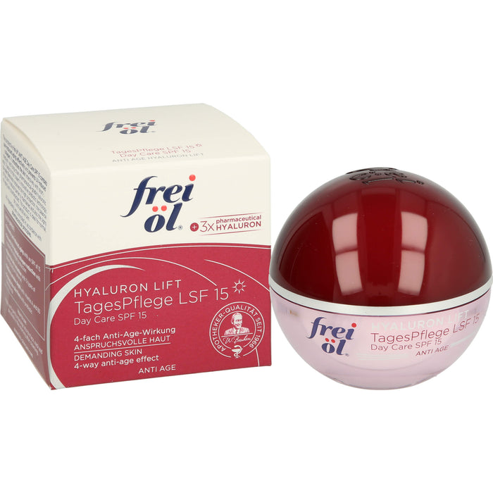 Frei öl Anti Age Hyaluron Lift Tagespflege LSF 15, 50 ml Creme