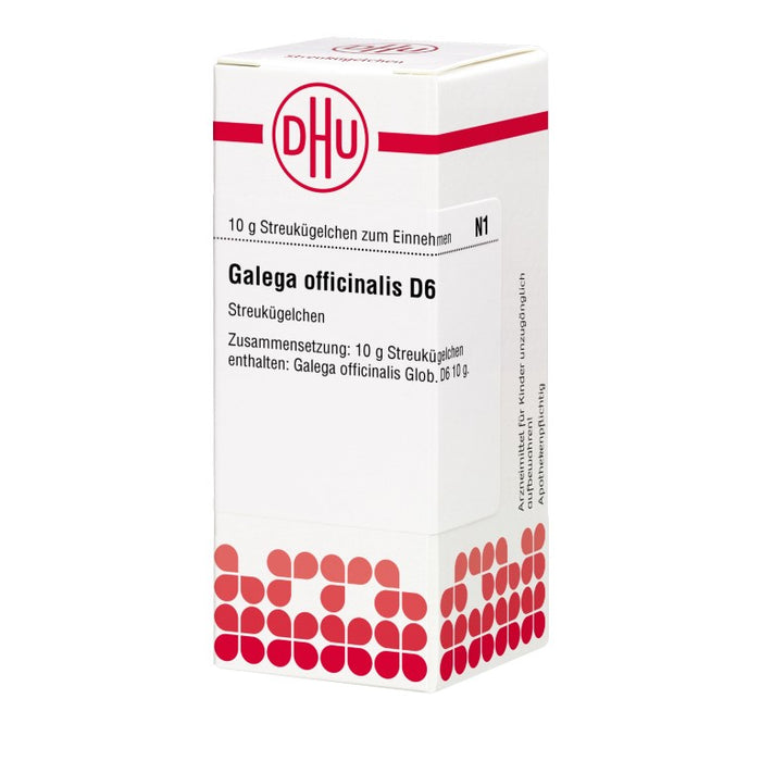 Galega officinalis D6 DHU Globuli, 10 g Globules